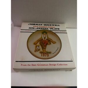 Norman Rockwell 1979 Annual Plate Leapfrog First Limited Edition Dave Grossman